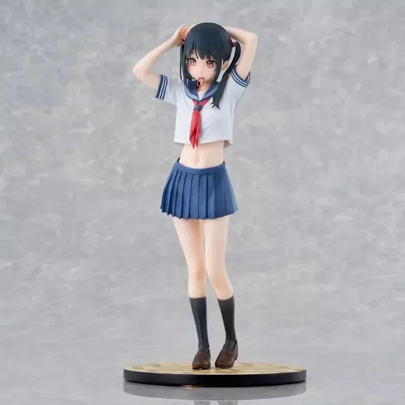 Anime KANTOKU Figuren Sailor Fuku No Mannaka Actionfiguren Modell PVC Blau Archiv Die Animationsfiguren-Sammlung Desktop-Spielzeug