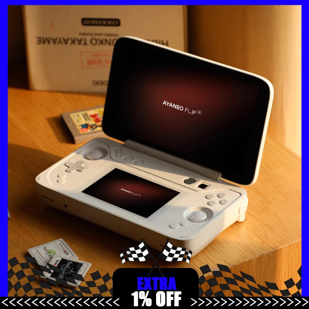 AYANEO FLIP DS/KBAMD Game Console 8840U Dual Screen Display 120HZ High Refresh Rate Two-in-One Computer PC Game Console Steam