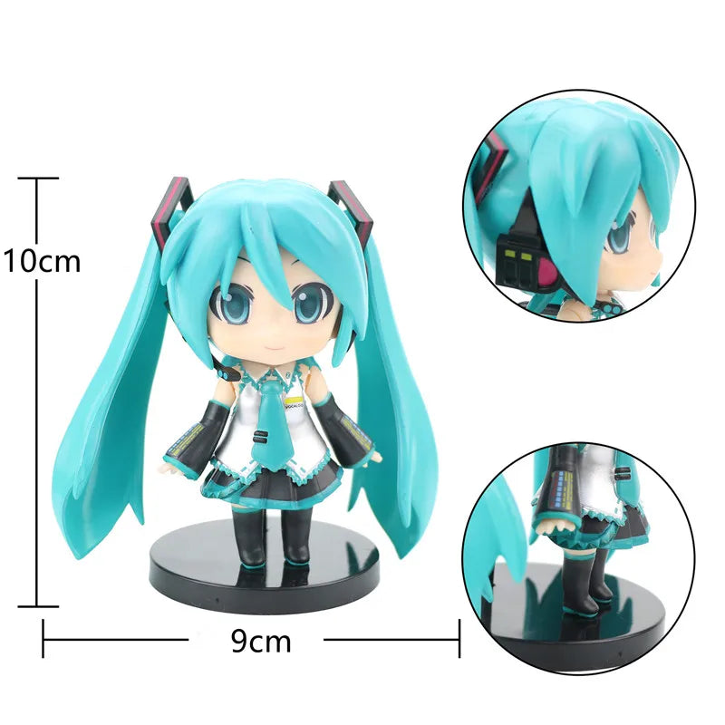 New Japanese Anime sakura miku Figure Sexy Character Ornaments  chair Kawai Car Decoration Collectible Model  Birthday Gift