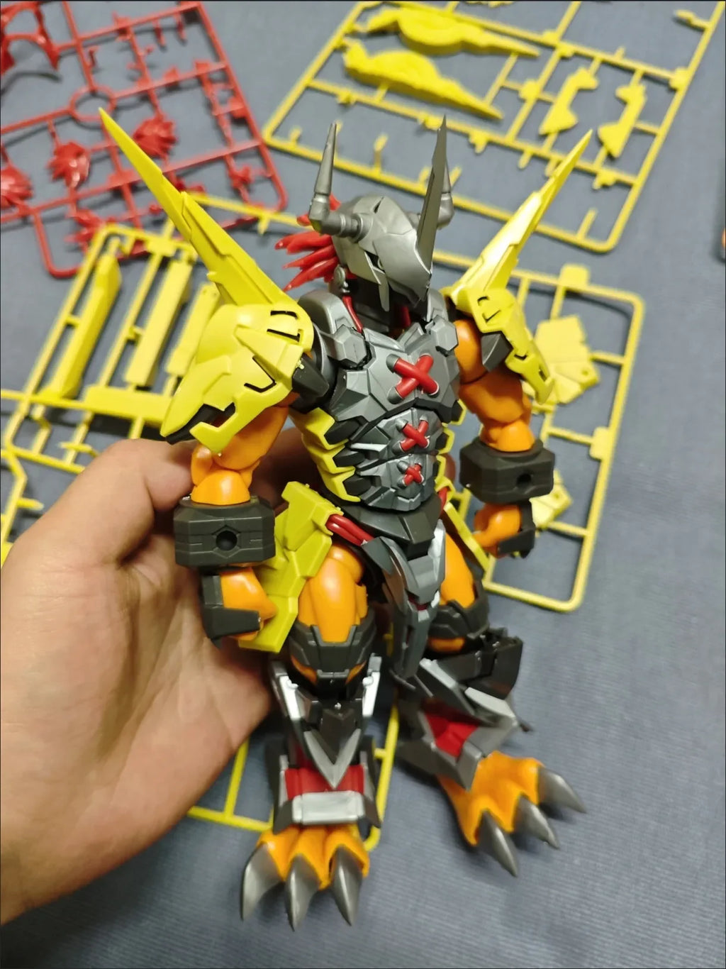 Frs Wargreymon Upgraded Version With Special Effects Parts Digimon Anime Figure Assembly Model Kit Action Figure Collection Toys