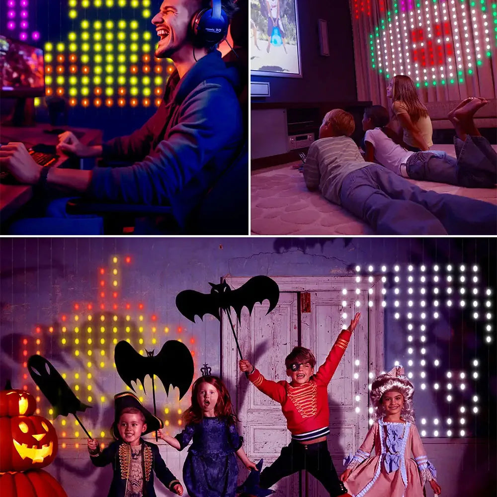 400LED WiFi Smart Curtain Lights Alexa Google Home APP Control Music Mode IP65 Waterproof Outdoor Christmas Decor