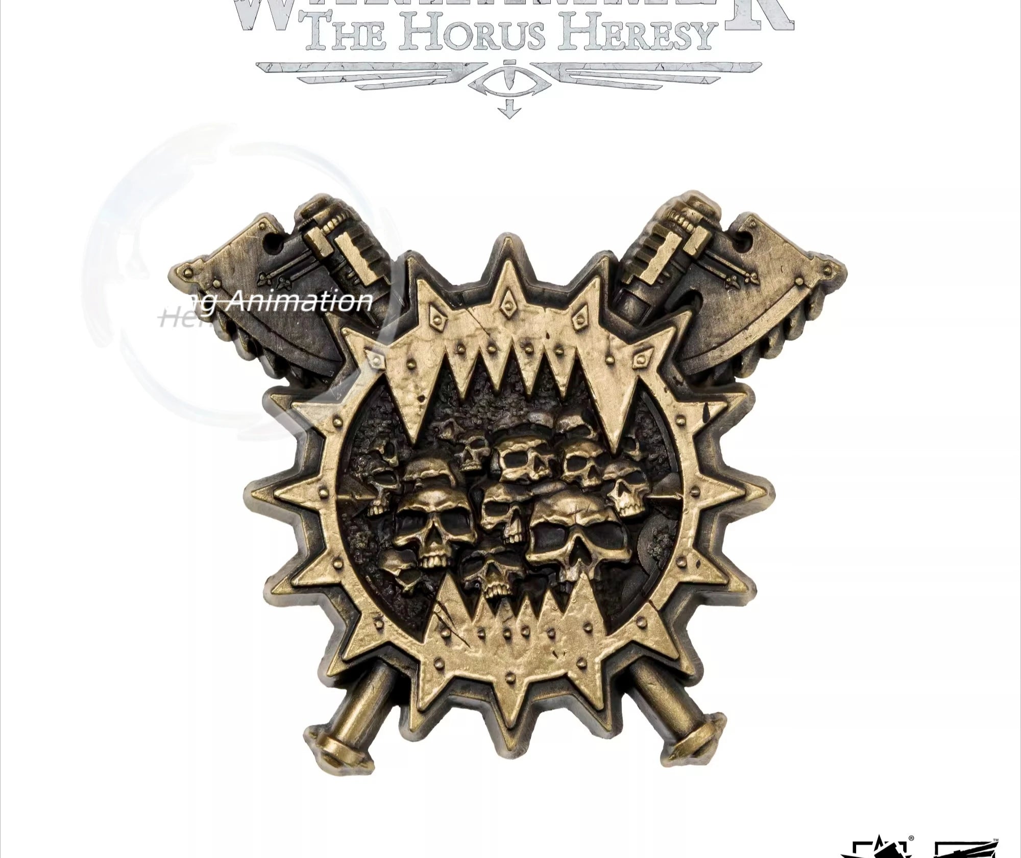 JOYTOY Star Forging Warhammer 40K Burning Galaxy - Honor Chapter Emblem Badge Peripheral Accessory, Cool and Stylish