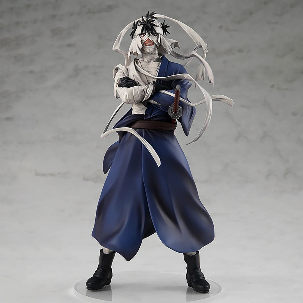 100% Original in Stock Good Smile Company Pop Up Parade Rurouni Kenshin Shishio Makoto Anime Figure Action Figure Birthday Gift