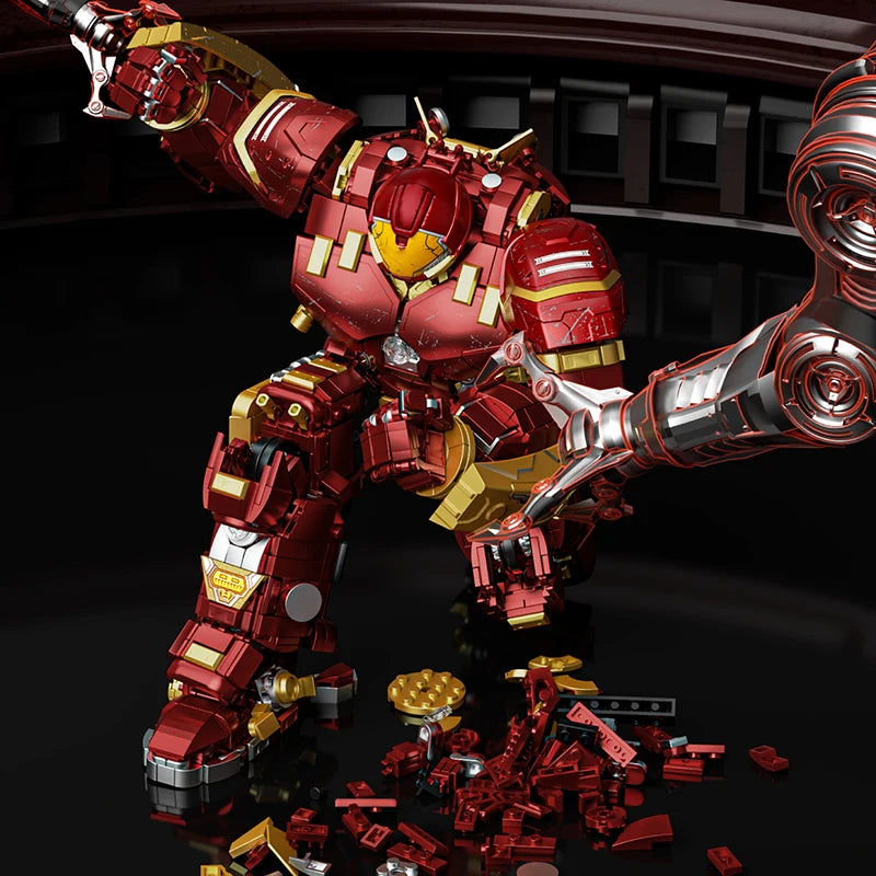 2700+pcs Iron Heroes Blocks Action Figures Mark Building Sets Buster Mech DIY Brick Collectible Toys for Boys Adult Kids Gifts