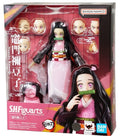 Bandai SHFiguarts SHF Nezuko Kamado Demon Slayer Actionfigur, Sammlerstück, Modellspielzeug, Geschenk, Anime-Figur, Modellspielzeug, auf Lager