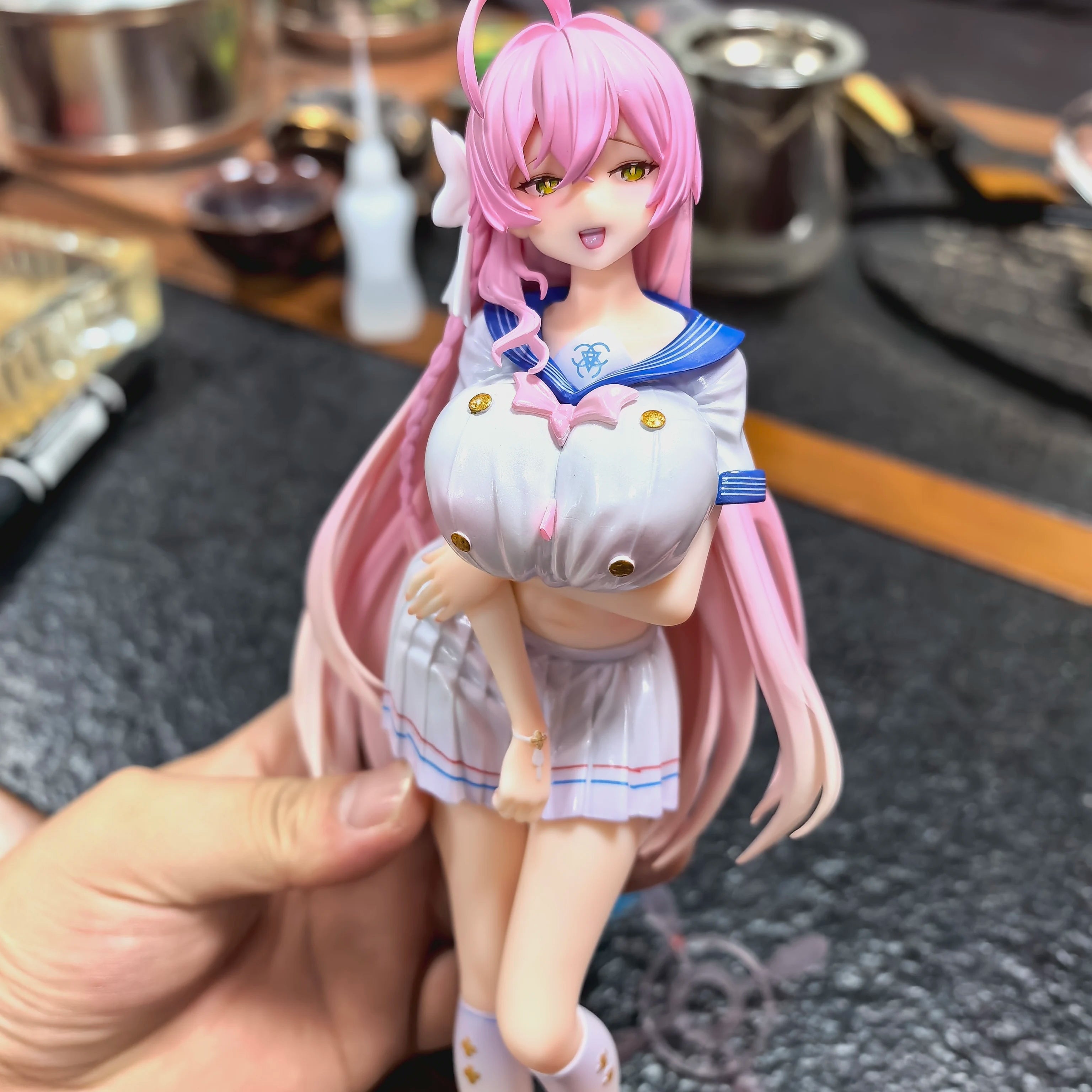 Blue Archive Urawa Hanako Bunny Girl 27cm Pvc Figure Game Statue Collection Anime Action Model Doll  Adult Toys Gift