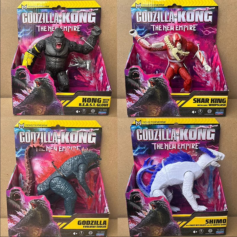 Monsterverse Godzilla X Kong The New Empire Rodan Action Figures Skar King Shimo Mothra Tiamat Rodan Titanus Scvlla Model Toys