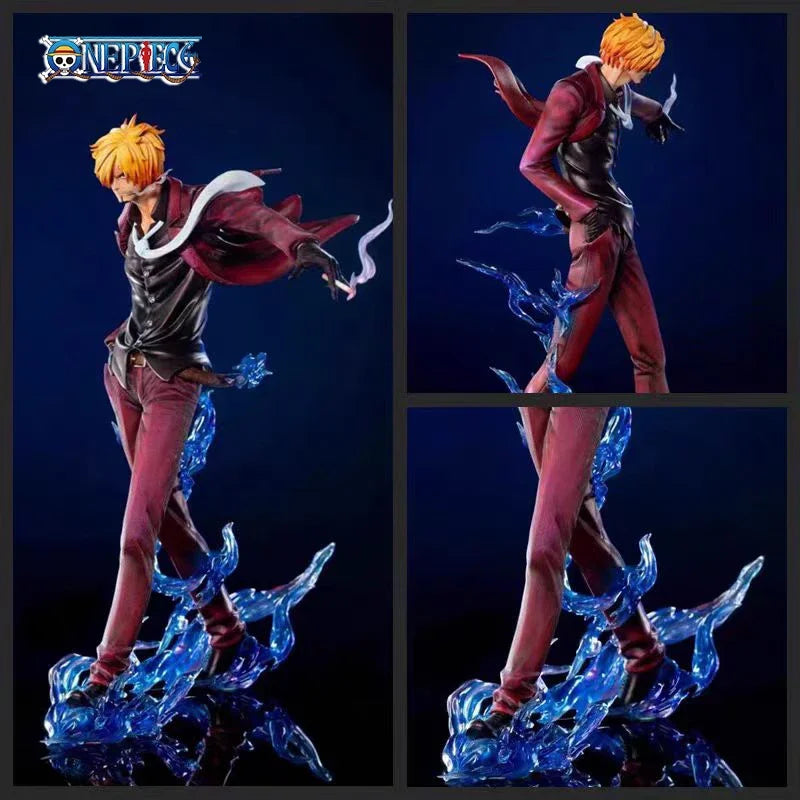 25cm One Piece Sanji Anime Figure Fashion Show Sanji Figurine Pvc Model Statue Doll Decoration Collection Desk Ornament Toy Gift
