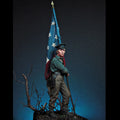 1/24 Kentucky Infantry, 75mm, Resin Model figure, GK, Unassembled and unpainted kit