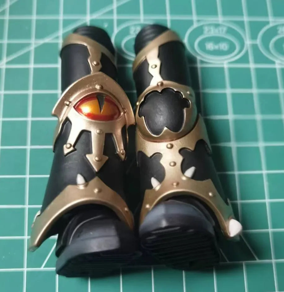 Joytoy Warhammer 1/18 Actionfiguren Chaos Space Marines Schwarze Legion Auserwählte Boltpistole und Energiefaust Geschenkidee für Jungen