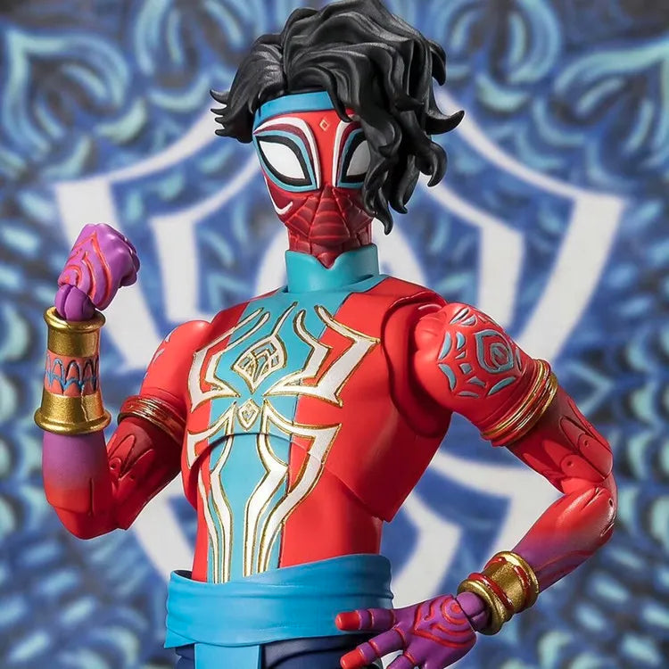 In Stock Bandai PB SHF Spider-Man Indian Spider-Man Parallel Universe 2 Across The Universe Movable Collection Gift