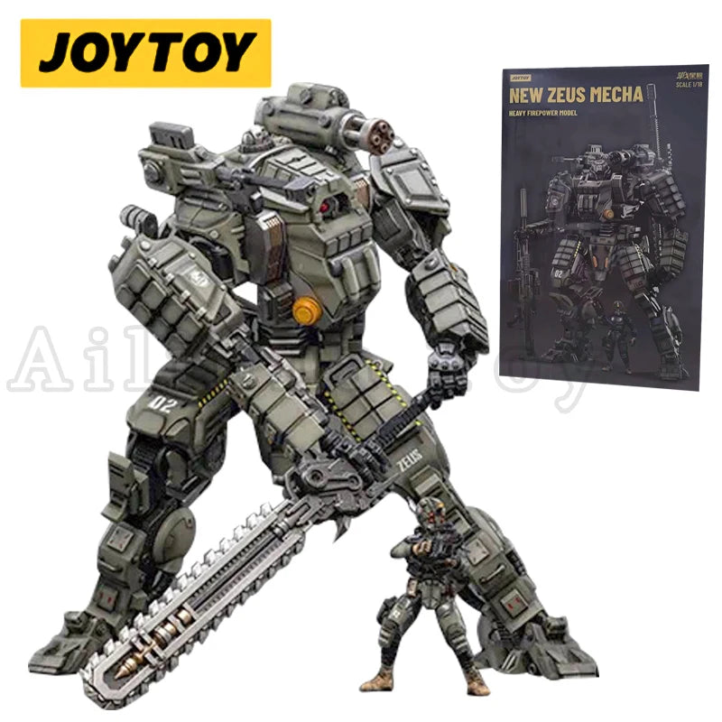 JOYTOY 1/18 Action Figure Mecha New Zeus Mecha Heavy Firepower Model Anime Collection Model Toy Gift