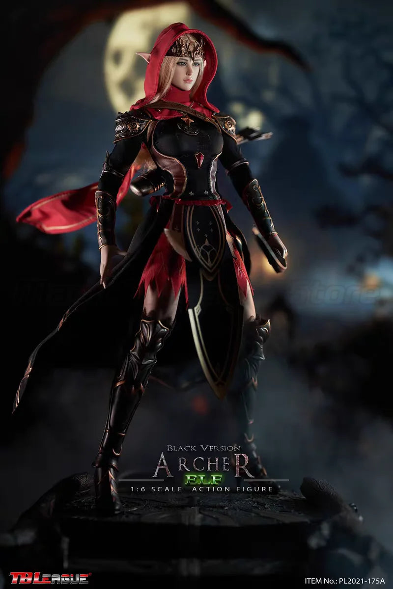 【MT】Original TBLeague PL2021-175A Elf Archer-Black 1/6 Scale Action Figure