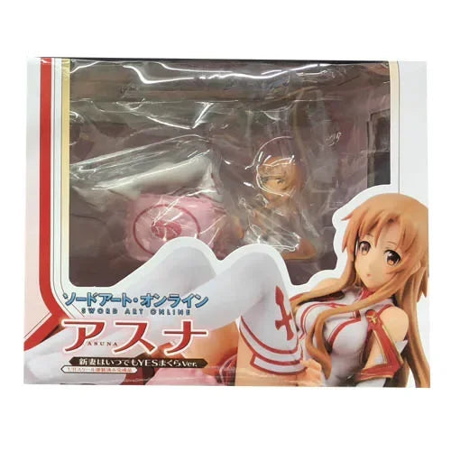 23cm Sword Art Online Yuuki Asuna Anime Figure Titania Action Figure Asuna Yuuki Figurine Adult Collection Model Doll Toys Gifts