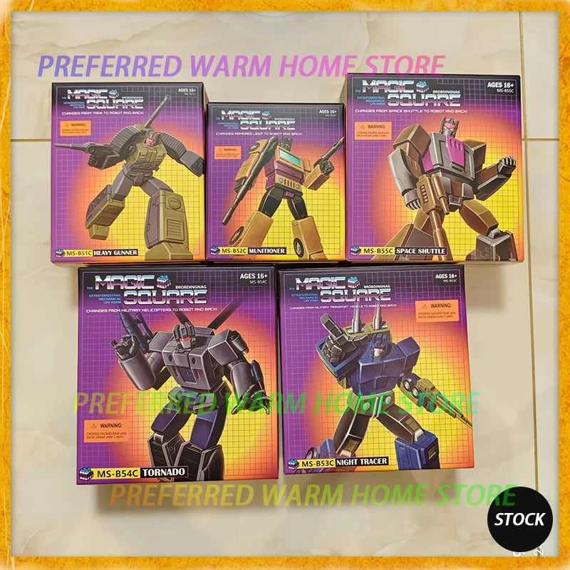 In Stock Magic Square G1 Bruticus Onslaught Brawl Blast Off Swindle Vortex Movable Model Toys MS-TOYS MS-B51-55 5 in 1
