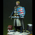 Resin Model figure, GK, 1/24 Teutonic Knight Prussia, 1239, Historical theme, Unassembled and unpainted kit