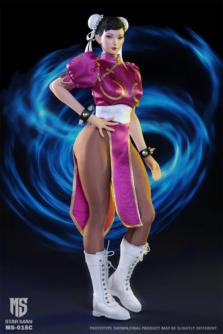 In Stock Original STAR MAN Chun-Li 4.0 Movability Model Toys Collection Starman MS-015A/B/C 1/6 Soft Rubber SF 6