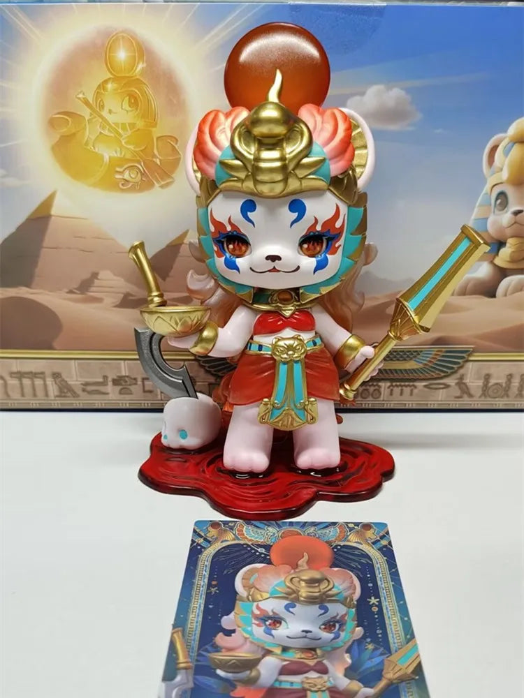 Aaru Garden V3 Series Blind Box Egyptian Mythology Anime Figure Model Toy Desktop Collection Decoration Festival Birthday Gifts