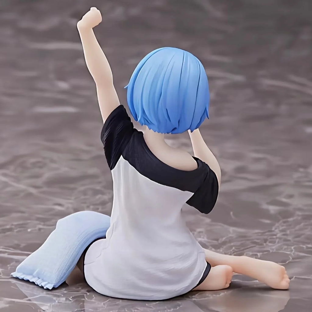 Rem Figures 10cm PVC Action Figures Re: Life in a Different World from Zero Figure Anime Rem Stretch Doll Toys for Collect Decor