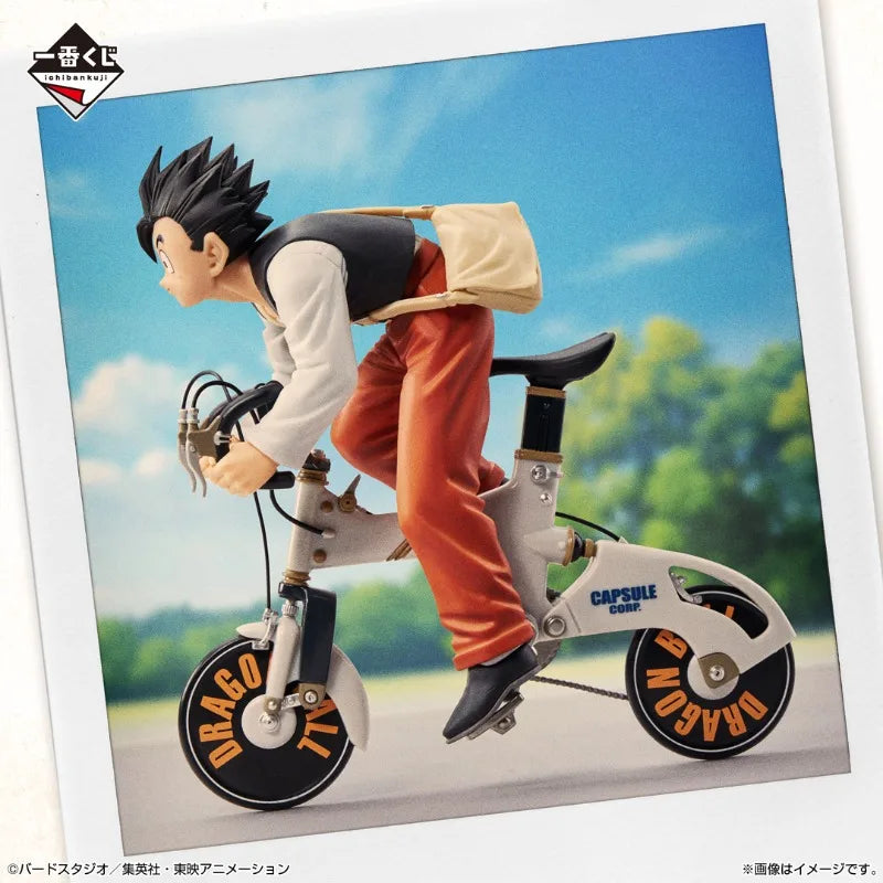 Bandai in Stock Original Ichibankuji DragonBall Anime DRAGONBALL SNAP COLLECTION Locomotive Goku&Gohan&Lunch Action Figures Toys