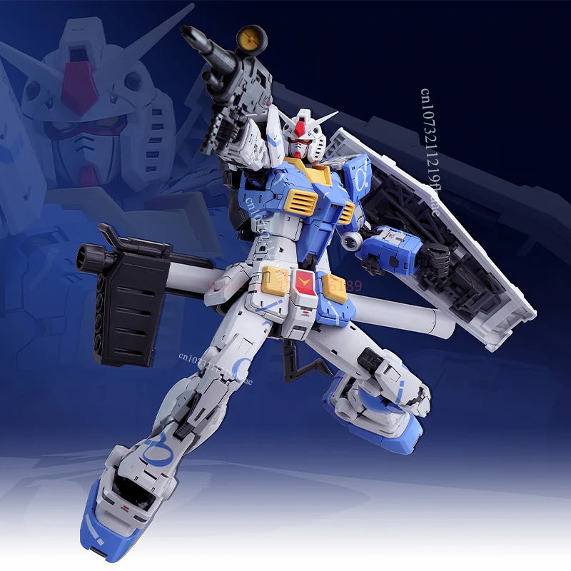 In Stock FAT CAT Model RX-78-2 2.0 RG 1/100 Assembly Model Kit Kuryu Kenichi Color Toy Asano Blue Action Figure Plastic Gifts