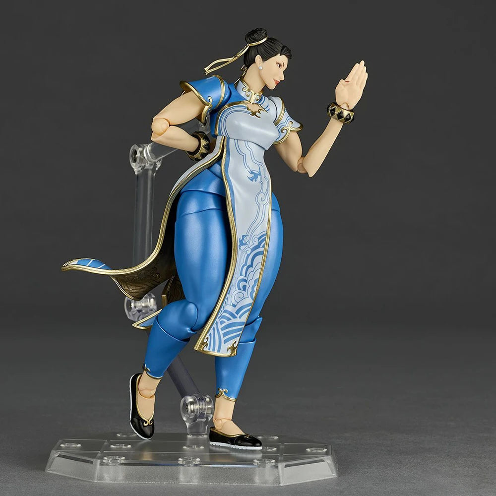100% Original in Stock Kaiyodo Street Fighter 6 Chun-Li Amazing Yamaguchi Revoltech NR063 Anime Figure Action Figure Collection