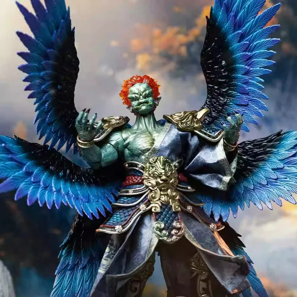 In Stock Fancy Realm 1/12 Six-Winged Lei Zhenzi Action Figures Ancient Chinese Mythological Son Of The Storm Collectible Model