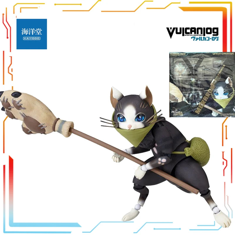 KAIYODO Original Finished Product Movable Vulcanlog Series Monster Hunter Anime Action Model Toys Collectible Gifts for Friend