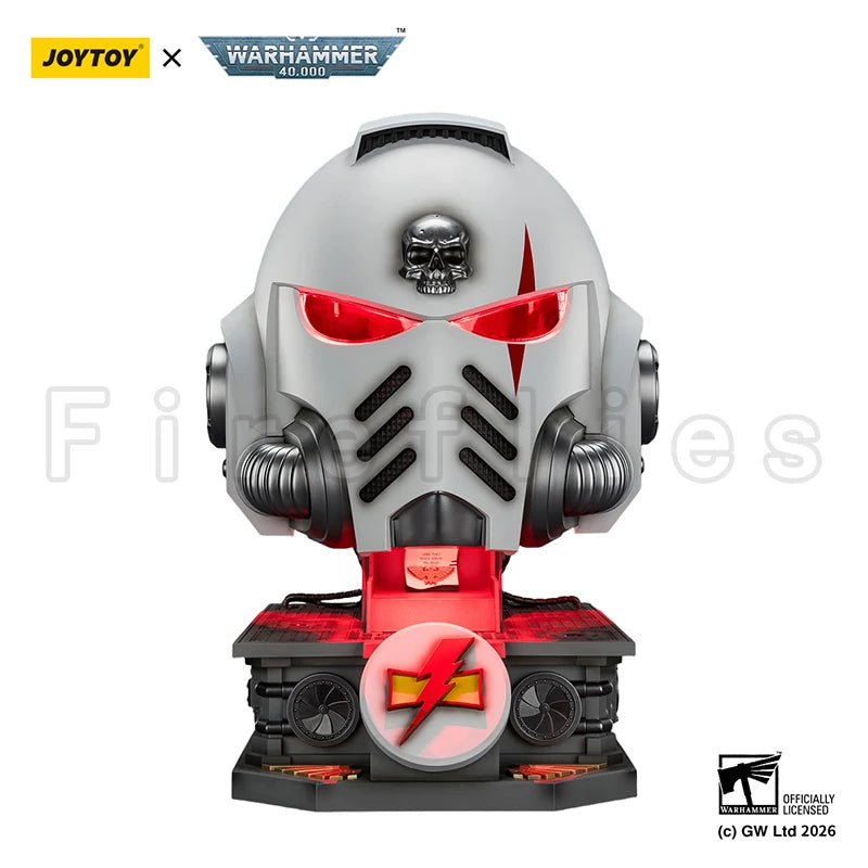 [Pre-Order]JOYTOY Action Figure 40K White Scars MkX Helmet & Display Stand
