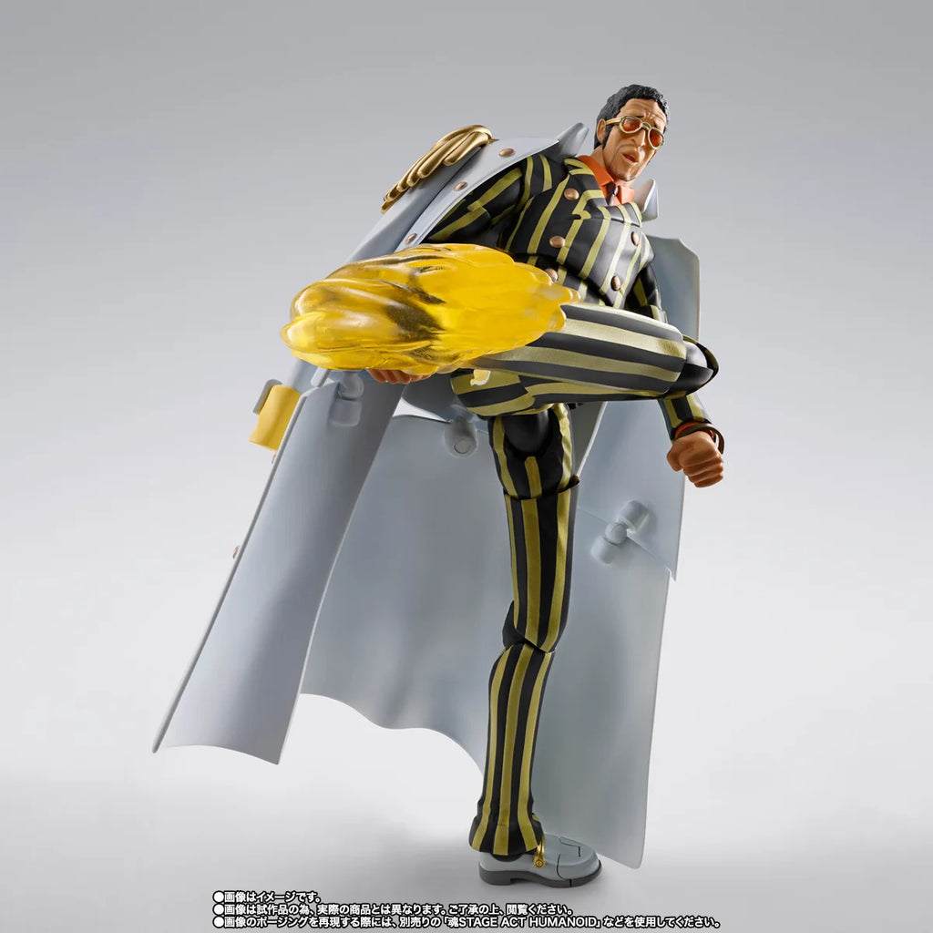 BANDAI S.H.Figuarts One Piece Monkey D. Luffy GEAR5 Borsalino -FUTURE ISLAND EGGHEAD- PVC 15.5 & 19.5CM Anime Action Figures Toy