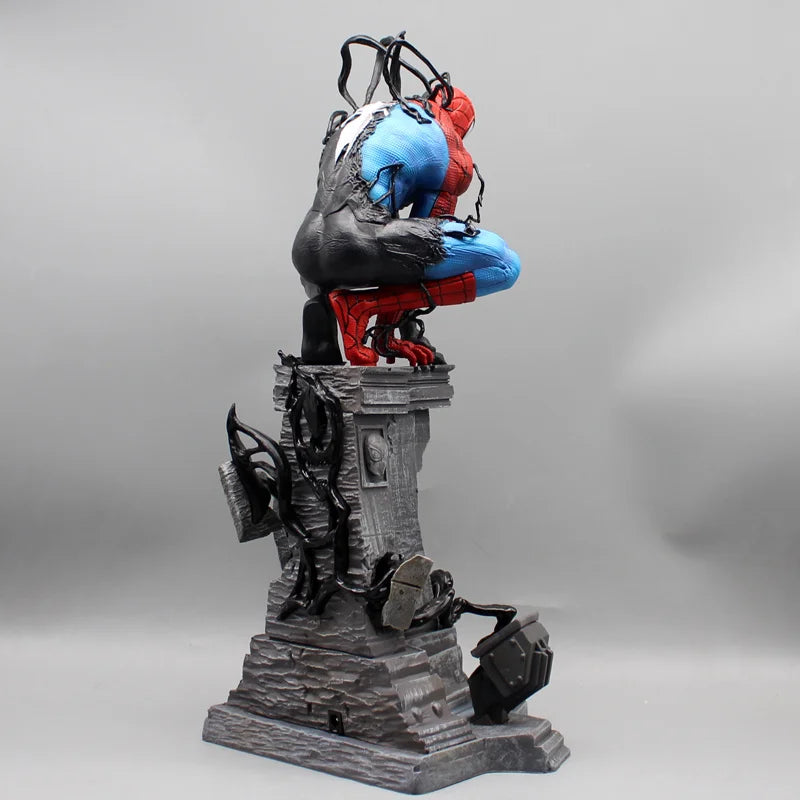 Piderman Venom Symbiote Figur Spider Man Figuren Venom Figur PVC Desktop Dekoration Statue Modell Puppe Spielzeug Weihnachtsgeschenke