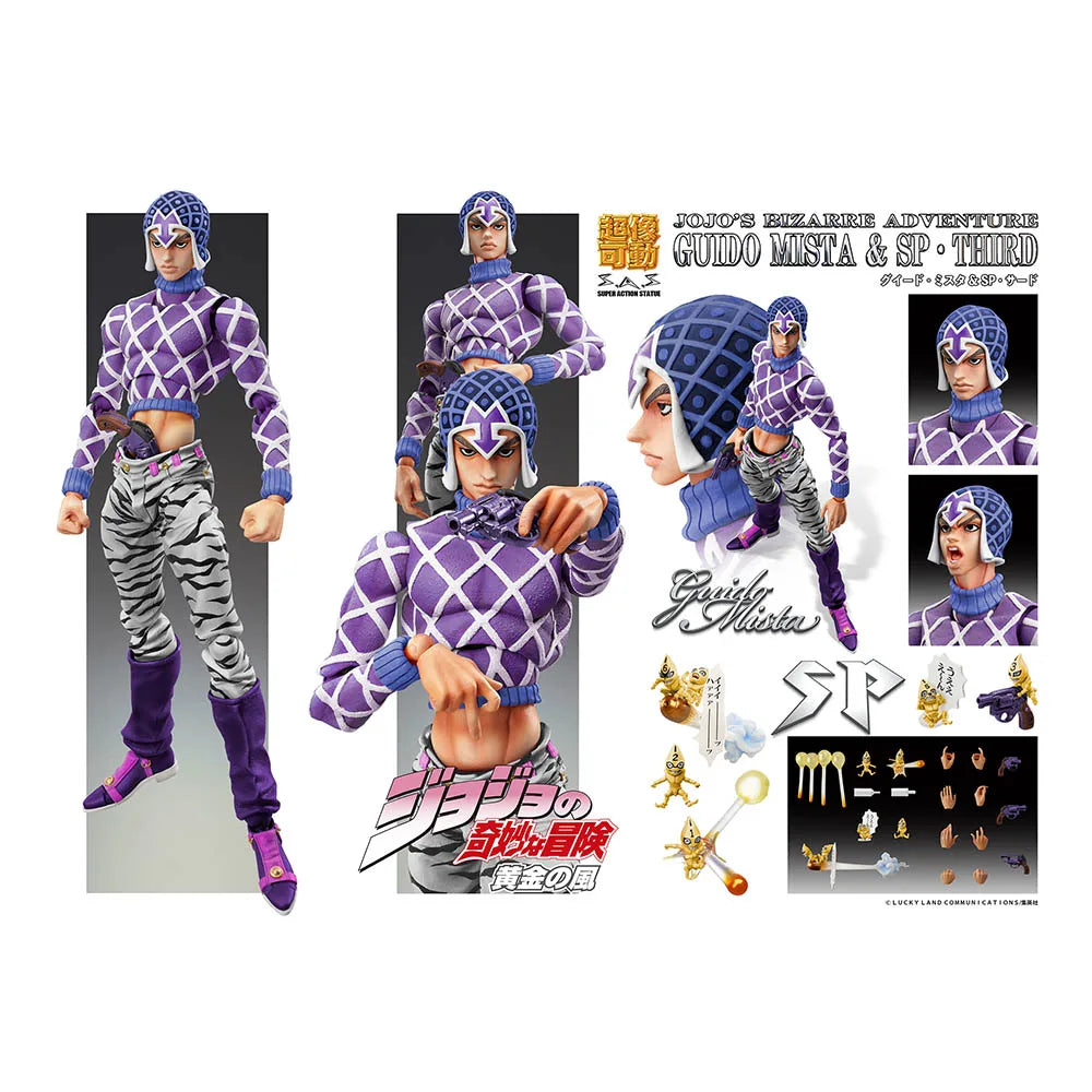 Anime Figures All Types Medicos Original Super Action Statue Jojo's Bizarre Adventure Season 1-8 Anime Model  Action Anime Toys