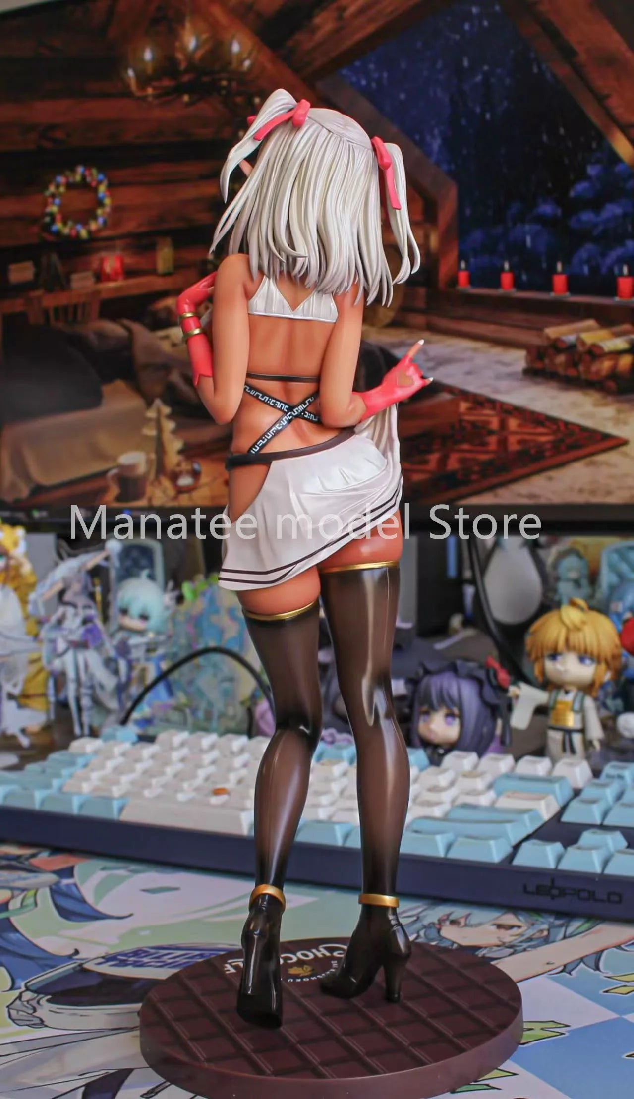 AmiAmi x AMAKUNI Original DAI KASSHOKU JIDAI ChocoElf 1/6 PVC Action Figure Anime Model Toys Gift