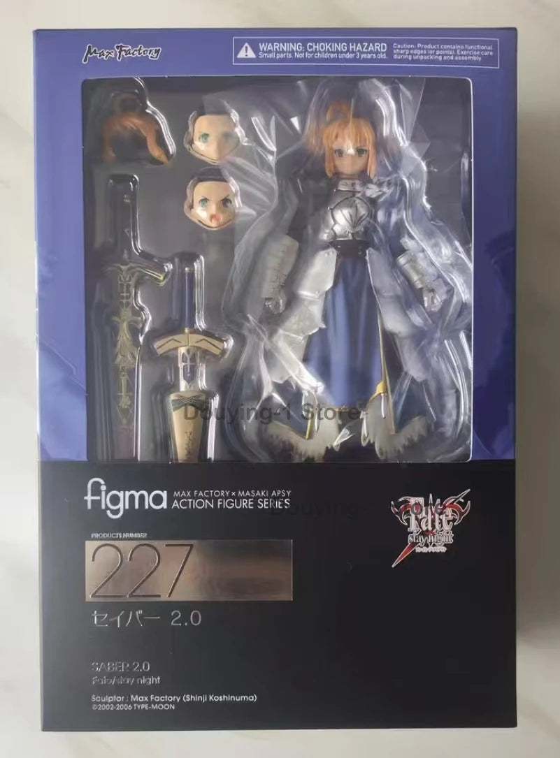 In Stock MF figma 227 Saber 2.0 Brand and new Anime Action Collection Figures Model Toy
