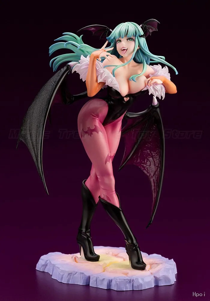 【In Stock】Original Kotobukiya BISHOUJO STATUE VAMPIRE HUNTER Morrigan Aensland 1/7 Scale Figure Gifts