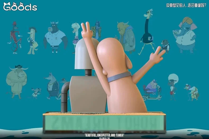 in  stock GOODS STUDIO Robot's Dream Recurring Dream Person GK Figure Gift Collection Fast Shipping