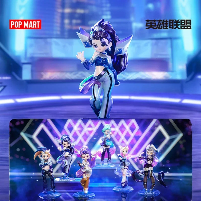 POP MART LEAGUE OF LEGENDS K/DA ALL OUT Serie Trendige Blindbox Spielzeug Mystery Box Mystery Actionfigur Überraschungsgeschenk