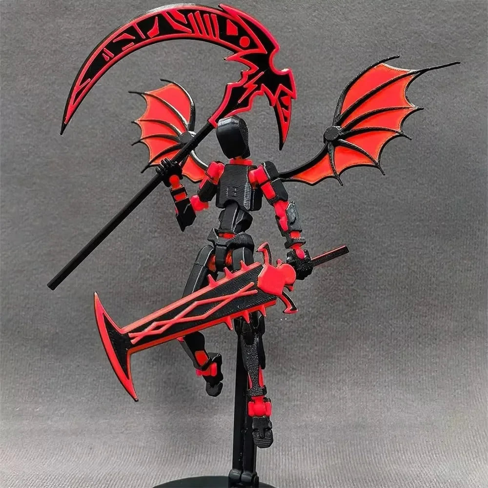 3D Printed Robot Desktop Decoration 13 Action Figure Shapeshift Robot Multi-Jointed Action Figures Upgraded Movable Robot Dummy