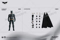 INART 1/12 Men Soldier Bat Hero Christian Bale The Dark Knight Rises Eternal Fight Hero 6Inch Action Figure Model Collection