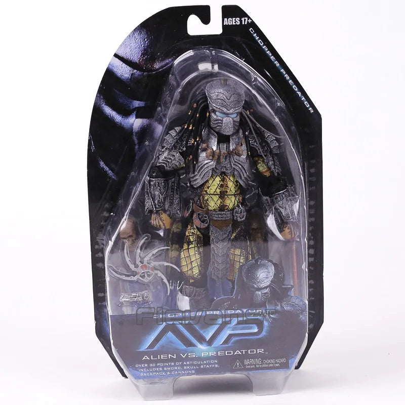 NECA AVP Alien vs. Predator Chopper Celtic Scar Predator 7" екшън фигурка подвижен модел играчка