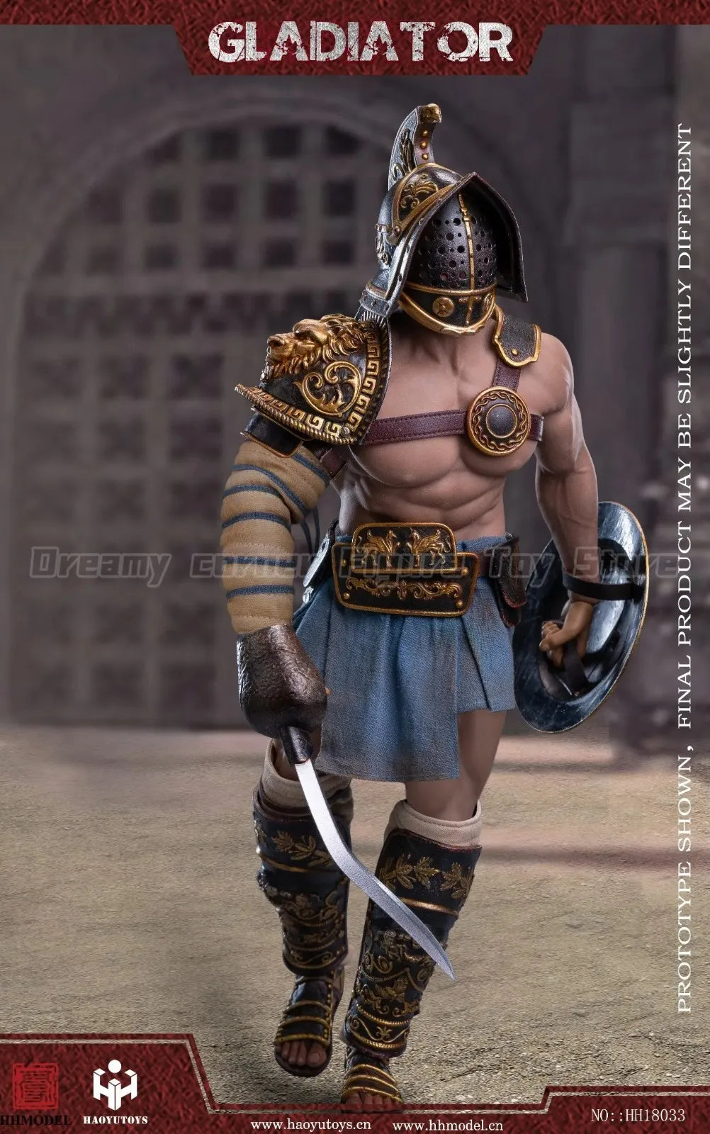 【In Stock】HHMODEL HAOYUTOYS Imperial Legion HH18033 Hunting Ground Fighter Hoplomachus 1/6 Action Figure Collection