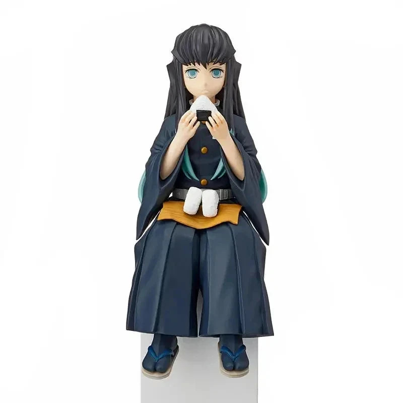Dämonentöter Anime-Figuren 15 cm Modell Kimetsu No Yaiba Actionfigur Nezuko Zenitsu Giyuu Kyoujurou Mitsuri Puppenspielzeug für Kinder