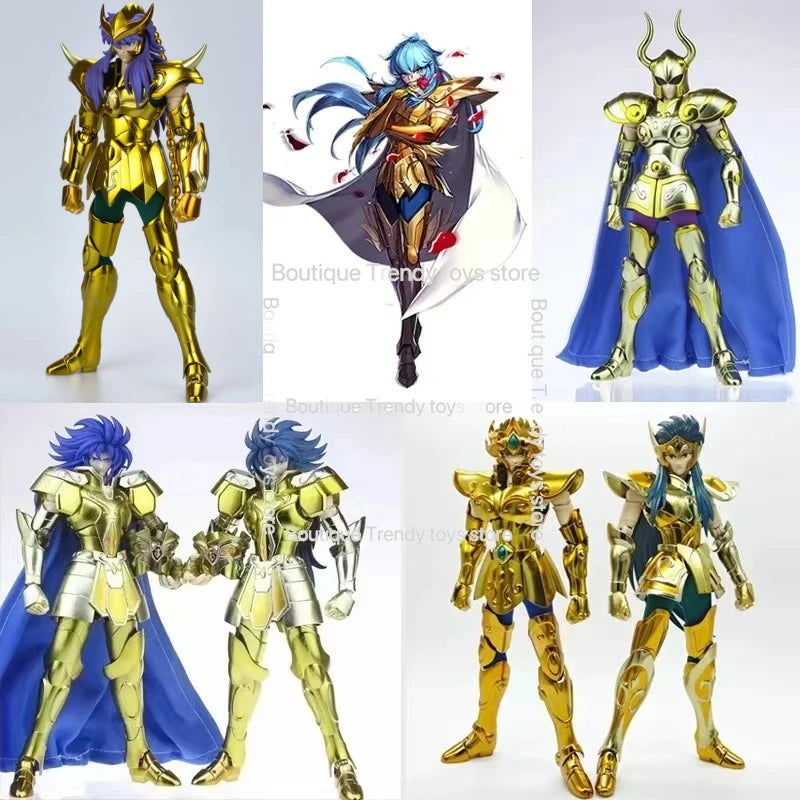 MST Saint Seiya Myth Cloth Pisces Aphrodite Scorpio Milo Aquarius Camus Capricorn Shura Leo Aiolia Gemini Saga Plus 3.0 Figure