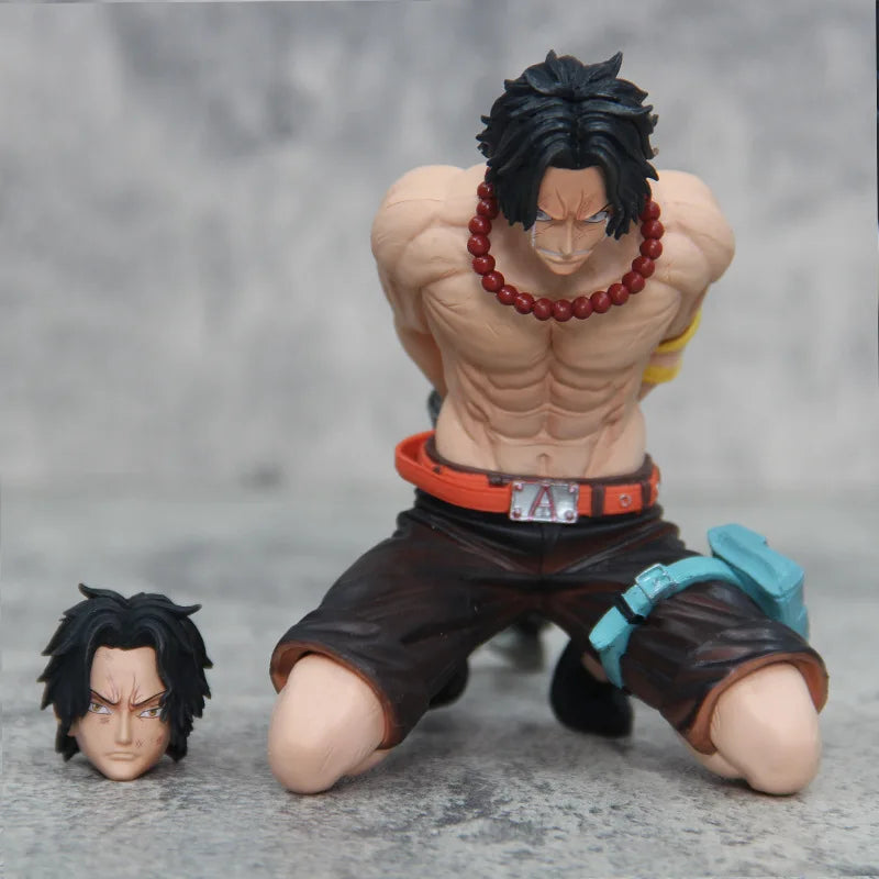 13cm One Piece Anime Figures Portgas D Ace Execution Figurine Pvc Statue Action Figure Collect Model Doll Decoretion Toys Gift