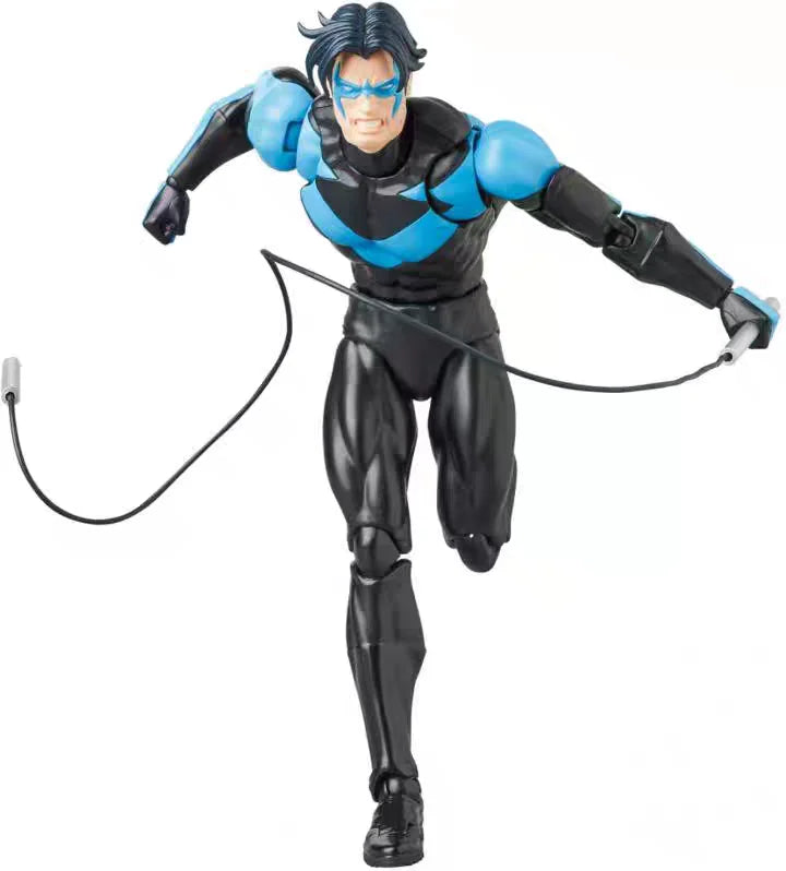Nuine Medicom Mafex 175 Nightwing Action Figure 1/12 Scale Batman Hush Ver Anime Collection Desktop Ornament Exquisite Gift Doll