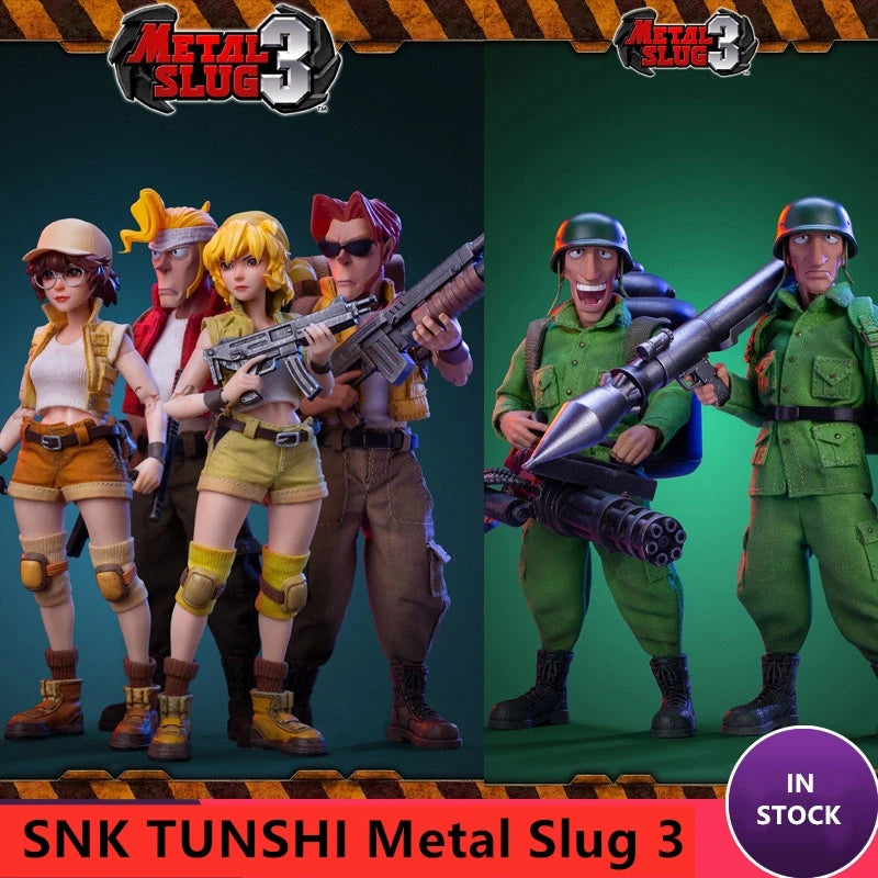 TUNSHI Studio Original SNK Model Official Metal Slug 3 Marco Tarma Rebel Soldier 1/12 Mecha Action Figure Toys IN STOCK