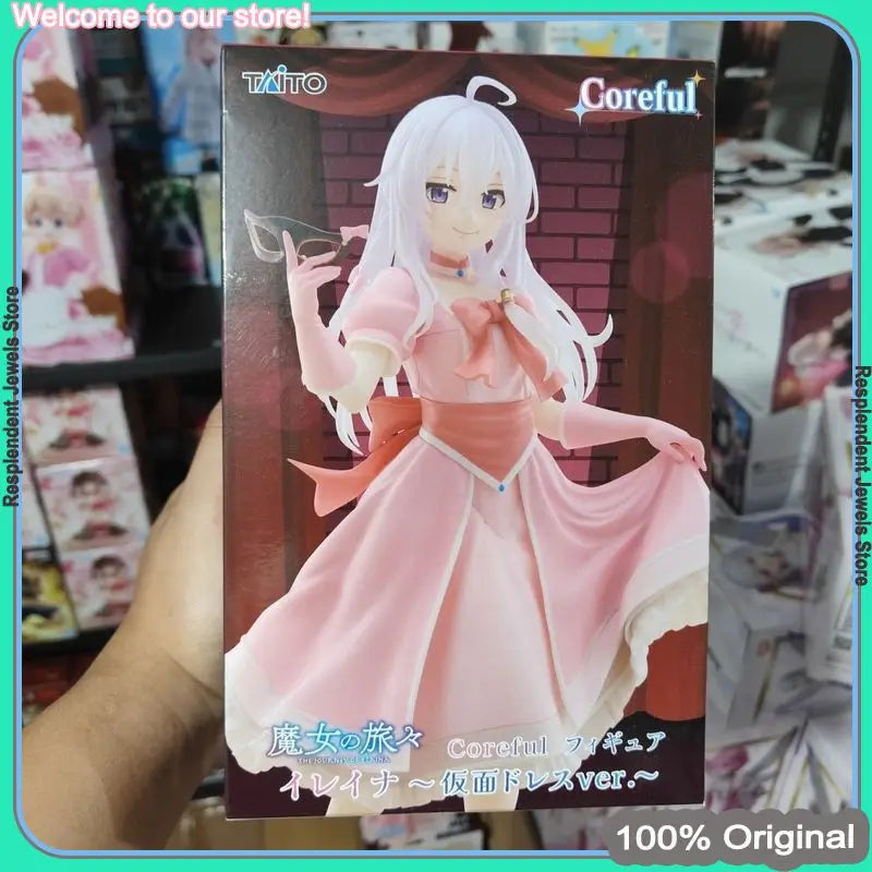 18cm Original Taito Colorful The Journey Of Elaina Action Figure Model Collection Pvc Desktop Decoration Toys Xmas Birthday Gift