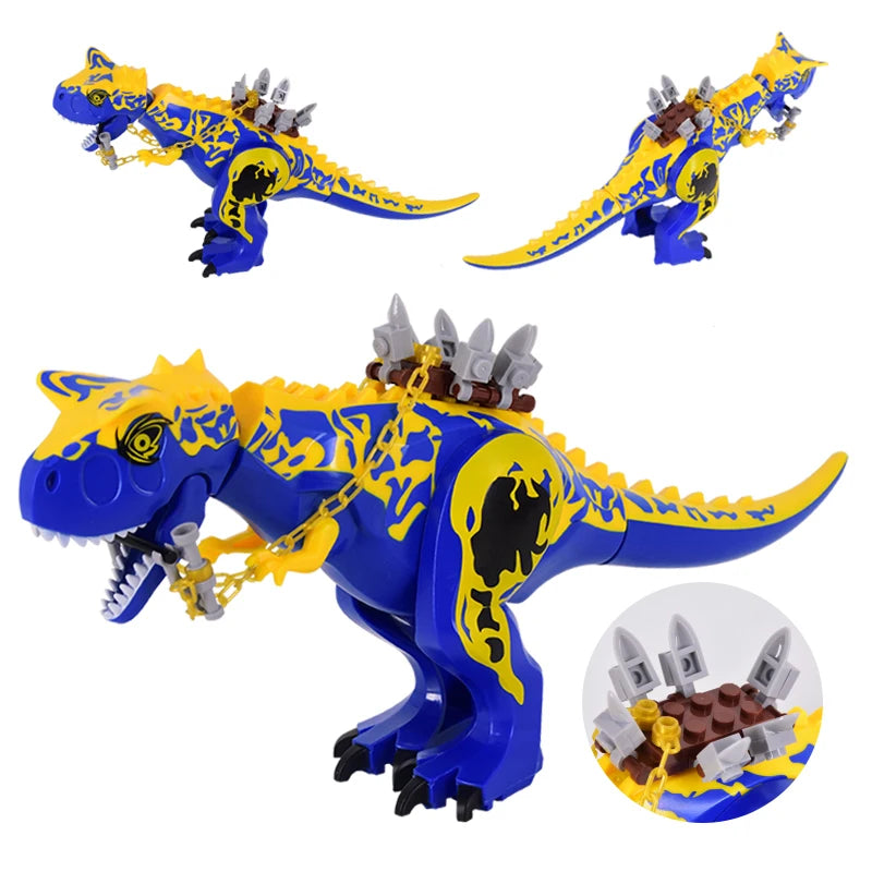 2025 New Jurassic Dinosaur Titanosaurus Dinosaur Seat Buildable Dino with Fortress Structure Ladders Flag