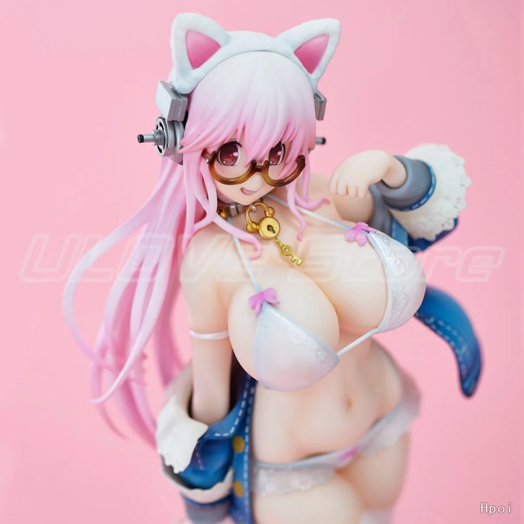 In Stock Original UnionCreative Sonicomi SUPER SONICO Figure Model Animation Collection Gift Ornaments