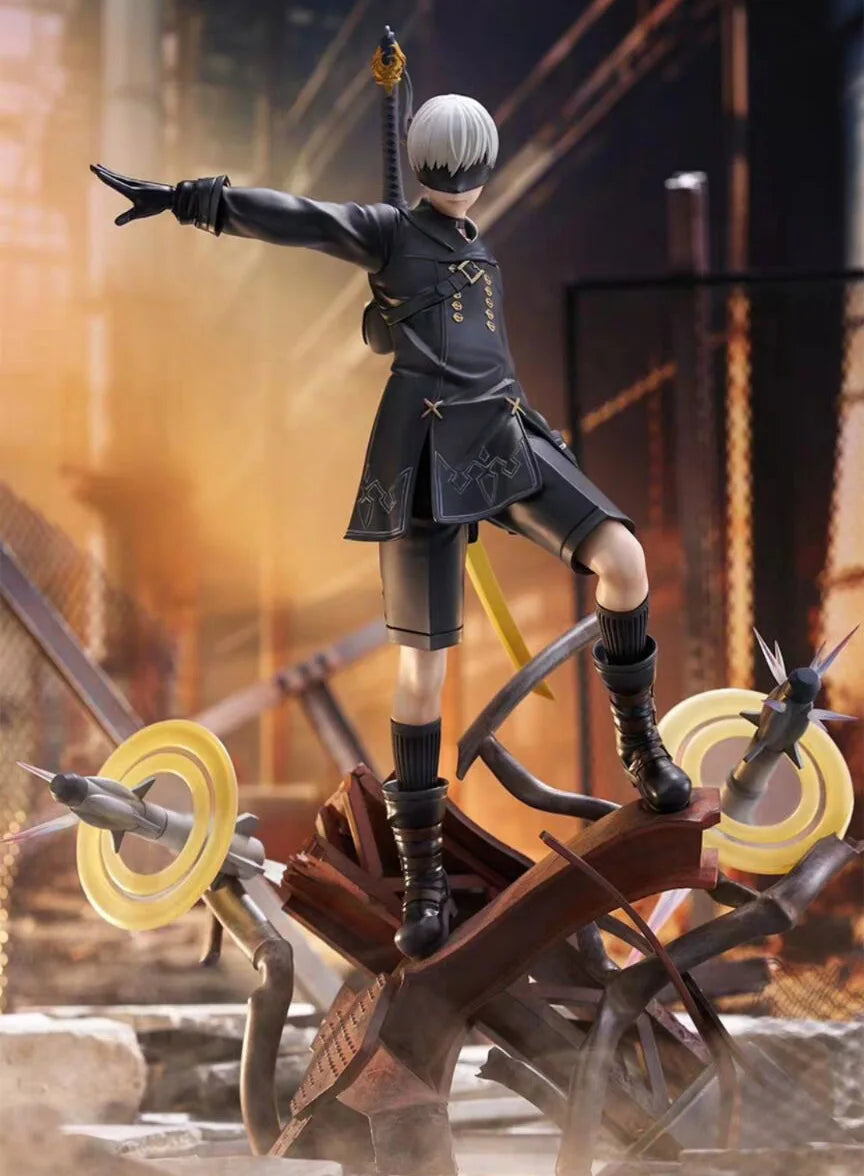 31cm In stock lowest price 2025 Japanese original anime figure 9S action figure collectible model toys for boys